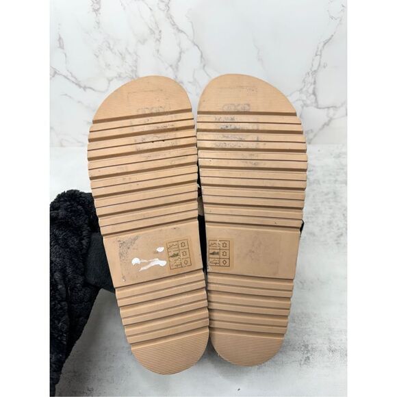 Jack Rogers Sandals Womens Size 9 Black Leather Monica Knot Open Toe Platform - Picture 12 of 12